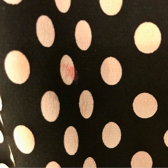 St John knit cardigan & shell twinset L XL black white polka dots - Picture 8 of 10
